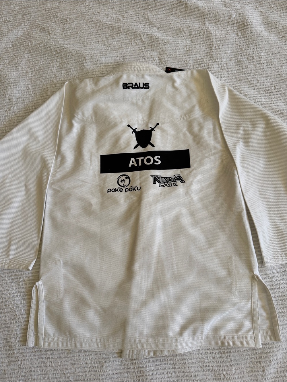 BRAUS Child’s JIU JITSU GI Cotton Jacket sz C4 or XXL NWT